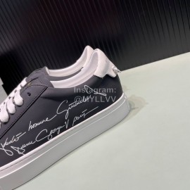 Givenchy Calf Leather Casual Shoes For Men And Women Black