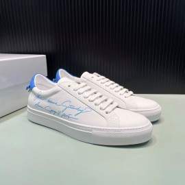 Givenchy Calf Leather Casual Shoes For Men And Women Blue