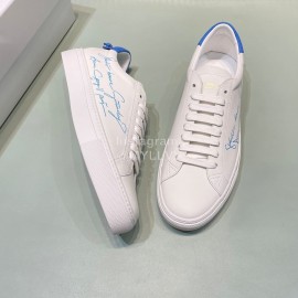 Givenchy Calf Leather Casual Shoes For Men And Women Blue