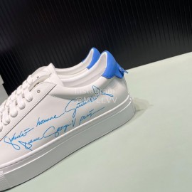 Givenchy Calf Leather Casual Shoes For Men And Women Blue