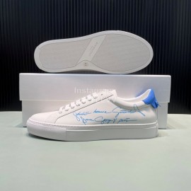 Givenchy Calf Leather Casual Shoes For Men And Women Blue