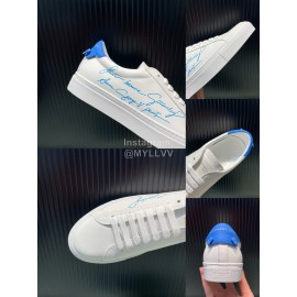 Givenchy Calf Leather Casual Shoes For Men And Women Blue