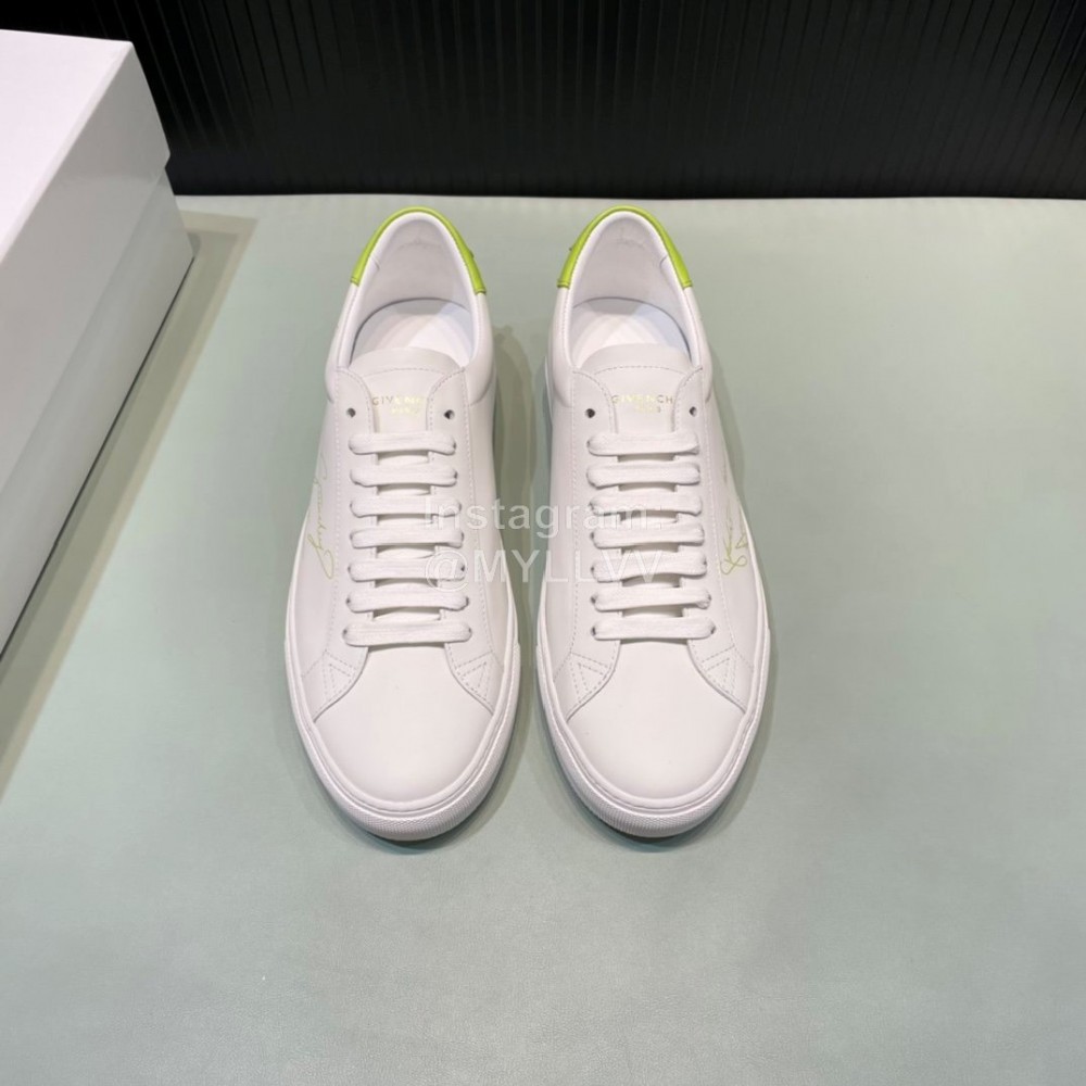 Givenchy Calf Leather Casual Shoes For Men And Women Green
