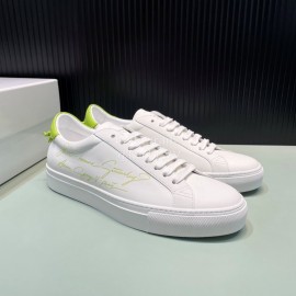 Givenchy Calf Leather Casual Shoes For Men And Women Green
