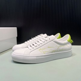 Givenchy Calf Leather Casual Shoes For Men And Women Green