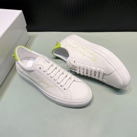 Givenchy Calf Leather Casual Shoes For Men And Women Green