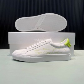 Givenchy Calf Leather Casual Shoes For Men And Women Green