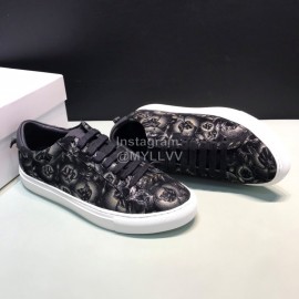 Givenchy Calf Leather Lace Up Casual Shoes For Men Black