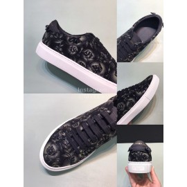 Givenchy Calf Leather Lace Up Casual Shoes For Men Black