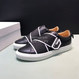Givenchy Black Calf Leather Casual Shoes For Men 