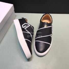 Givenchy Black Calf Leather Casual Shoes For Men 