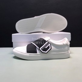 Givenchy White Calf Leather Casual Shoes For Men 