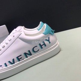 Givenchy Calf Leather Letter Printed Shoes For Men White