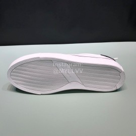 Givenchy White Leather Lace Up Casual Shoes For Men 