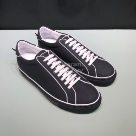 Givenchy Black Leather Lace Up Casual Shoes For Men 