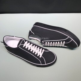 Givenchy Black Leather Lace Up Casual Shoes For Men 