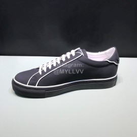 Givenchy Black Leather Lace Up Casual Shoes For Men 