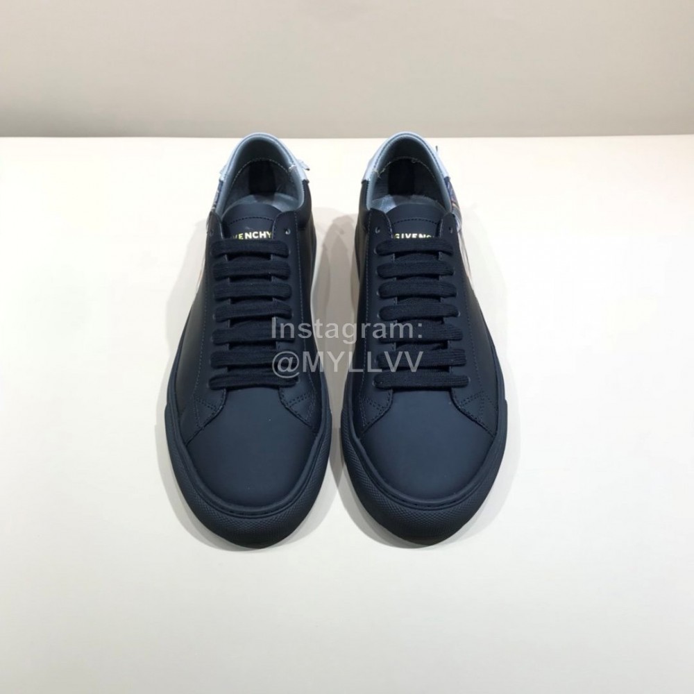 Givenchy Tiger Printed Leather Casual Shoes For Men Black