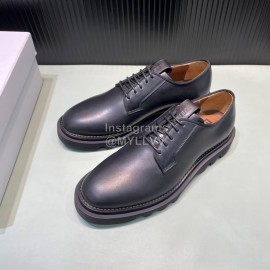 Givenchy Black Leather Lace Up Business Shoes For Men 