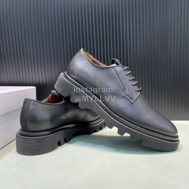 Givenchy Black Leather Lace Up Business Shoes For Men 