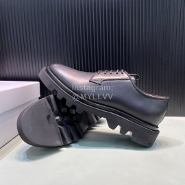 Givenchy Black Leather Lace Up Business Shoes For Men 