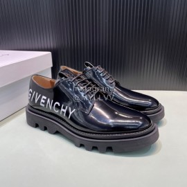 Givenchy Leather Lace Up Business Shoes Black For Men 