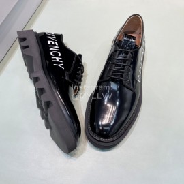 Givenchy Leather Lace Up Business Shoes Black For Men 