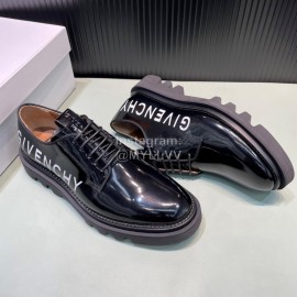 Givenchy Leather Lace Up Business Shoes Black For Men 