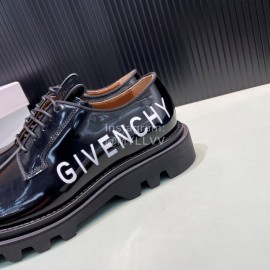 Givenchy Leather Lace Up Business Shoes Black For Men 