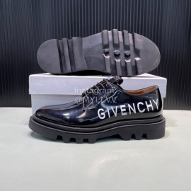 Givenchy Leather Lace Up Business Shoes Black For Men 