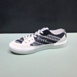 Givenchy Fashion Embroidery Canvas Shoes For Men And Women Black