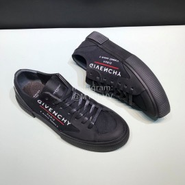 Givenchy Fashion Embroidery Canvas Shoes For Men Black
