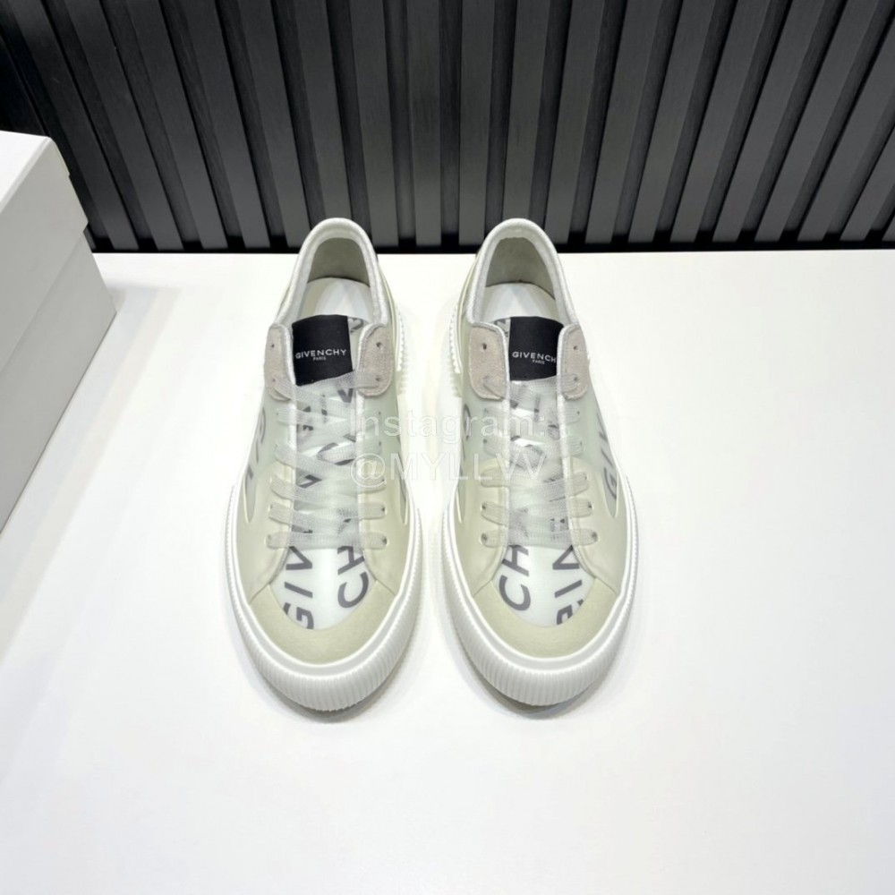 Givenchy Fashion Letter Transparent Sneakers For Men And Women 