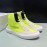 Givenchy Fashion Letter Transparent High Top Sneakers For Men And Women Yellow