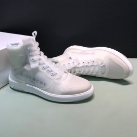 Givenchy New Transparent Casual High Top Sneakers For Men White