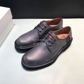 Givenchy Black Leather Business Shoes For Men