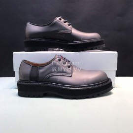 Givenchy Black Leather Business Shoes For Men