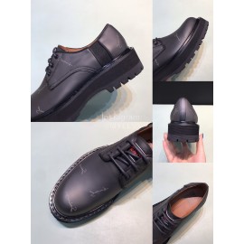 Givenchy Black Leather Business Shoes For Men
