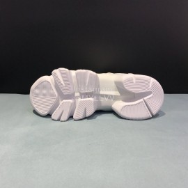 Givenchy Nylon Leather High Top Thick Soled Sneakers For Men White