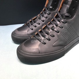Givenchy Leather High Top Sneakers For Men Black