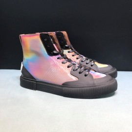 Givenchy Dazzle Color Leather High Top Sneakers For Men 
