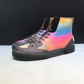 Givenchy Dazzle Color Leather High Top Sneakers For Men 
