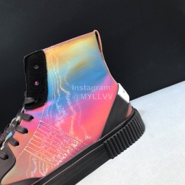 Givenchy Dazzle Color Leather High Top Sneakers For Men 