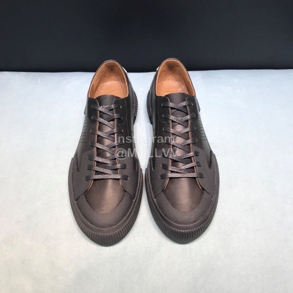 Givenchy Black Leather Leisure Shoes For Men