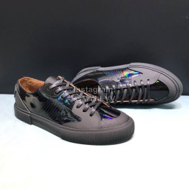 Givenchy Black Leather Lace Up Leisure Shoes For Men