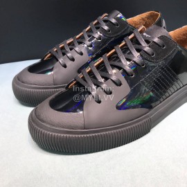 Givenchy Black Leather Lace Up Leisure Shoes For Men