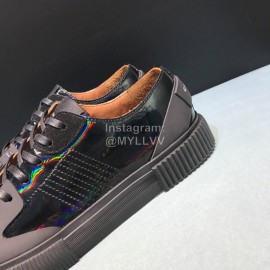 Givenchy Black Leather Lace Up Leisure Shoes For Men