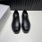 Givenchy Black Calf Leather Lace Up Business Shoes For Men