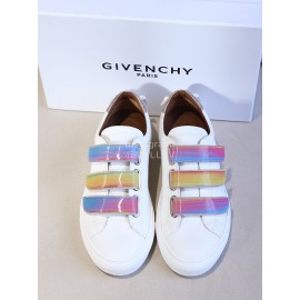 Givenchy White Silk Cowhide New Casual Shoes For Men And Women
