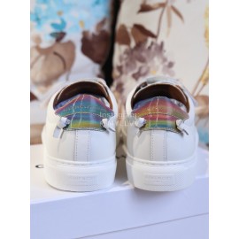 Givenchy White Silk Cowhide New Casual Shoes For Men And Women